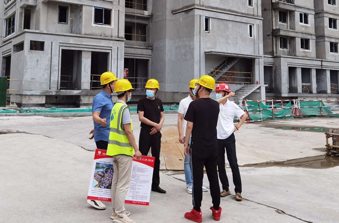張世東先后前往公司杭州、蘇州、無錫三地房建項目檢查指導安全生產工作