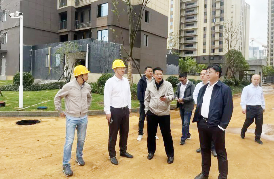 劉順保到杭州路項目、秦坊安置房項目調(diào)研